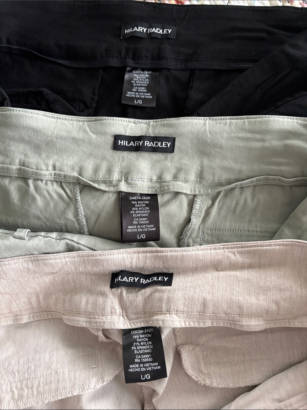 Lot/3 Hilary Radley Pull-On Bermuda Shorts - Picture 2 of 13